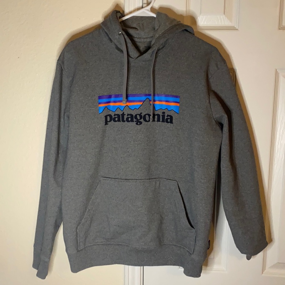 Men’s gray Patagonia hoodie